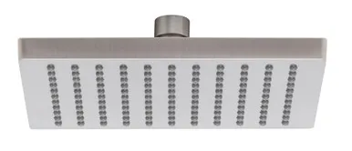 Lexi Shower Rose 200mm Square (Abs Plastic) 3Star | Made From Brass/Plastic In Brushed Nickel By Phoenix