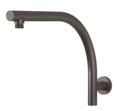 Rush High-Rise Shower Arm Only | Made From Brass In Gunmetal By Phoenix