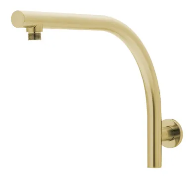 Rush High-Rise Shower Arm Only | Made From Brass In Gold By Phoenix