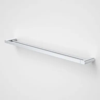 Luna Double Towel Rail 930mm | Made From Brass In Chrome Finish By Caroma
