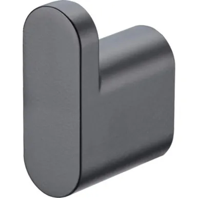 Madrid Robe Hook Matte | Made From Zinc/Alloy In Black By Oliveri