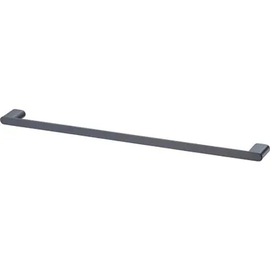 Madrid Towel Rail Single 650mm Matte | Made From Stainless Steel/Zinc/Alloy In Black By Oliveri