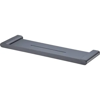 Madrid Metal Shelf 420mm Matte | Made From Stainless Steel/Zinc/Alloy In Black By Oliveri