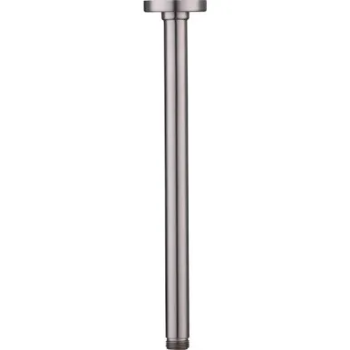 Rome Ceiling Mounted Shower Arm 300mm | Made From Brass In Brushed Nickel By Oliveri