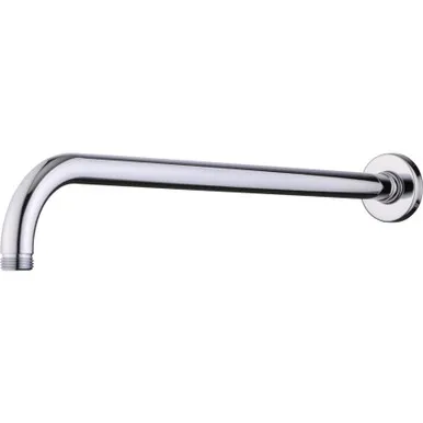 Rome Round Wall Mounted Shower Arm 400mm | Made From Brass In Chrome Finish By Oliveri