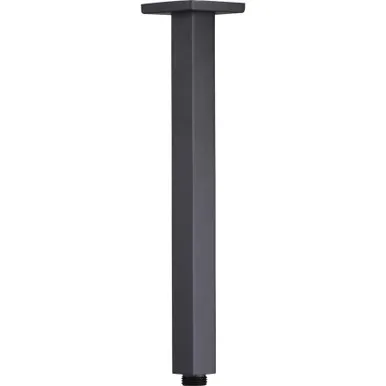 Monaco Square Ceiling Mounted Shower Arm 300mm Matte | Made From Brass In Black By Oliveri
