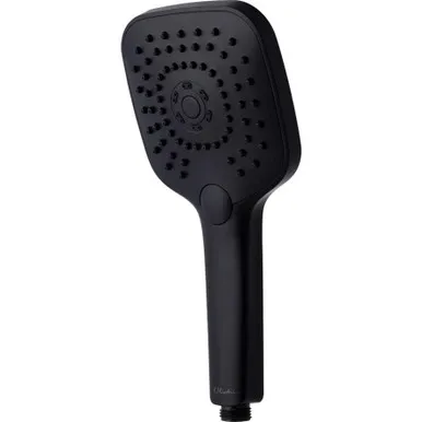Monaco Hand Shower Head 3 Function Matte 3Star | Made From ABS In Black By Oliveri