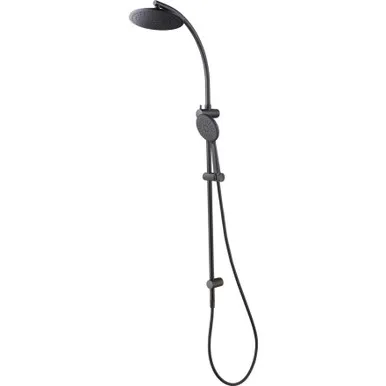 Copenhagen Dual Shower Set Matte 3Star | Made From Brass/ABS In Black By Oliveri