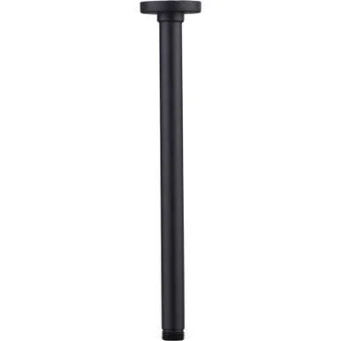 Rome Ceiling Mounted Shower Arm 300mm Matte | Made From Brass In Black By Oliveri