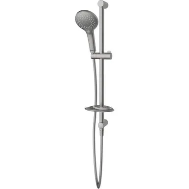 Rome Hand Shower With Rail 3Star | Made From Brass/ABS In Brushed Nickel By Oliveri