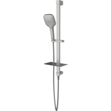Monaco Hand Shower With Rail 3Star | Made From Brass/ABS In Brushed Nickel By Oliveri