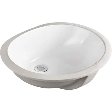 Oslo Undermount Oval Basin | Made From Vitreous China In White By Oliveri