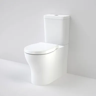 Opal Cleanflush® Easy Height Wall Faced Close Coupled Suite With Double Flap Seat 4Star In White By Caroma
