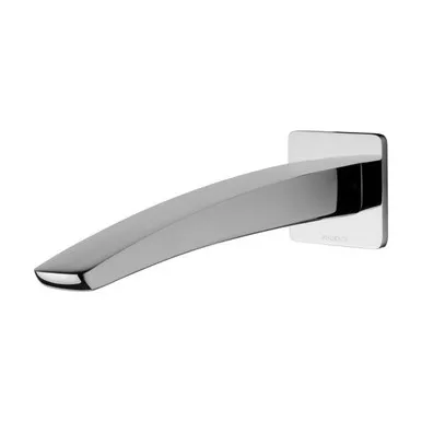 Rush Wall Bath Spout/Outlet 230mm | Made From Brass In Chrome Finish By Phoenix