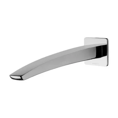 Rush Wall Bath Spout/Outlet 280mm | Made From Brass In Chrome Finish By Phoenix