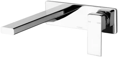 Radii Wall Bath Mixer Set 200mm Spout | Made From Brass In Chrome Finish By Phoenix