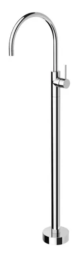 Vivid Slimline Floor Mounted Bath Mixer | Made From Brass In Chrome Finish By Phoenix