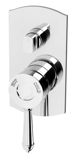 Nostalgia Bath & Shower Diverter Mixer | Made From Brass In Chrome Finish By Phoenix