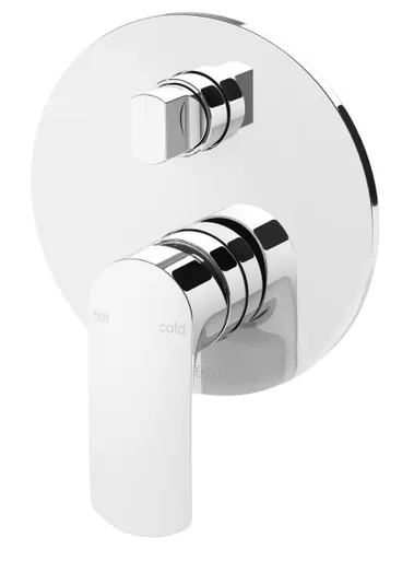 Subi Bath & Shower Diverter Mixer | Made From Brass In Chrome Finish By Phoenix