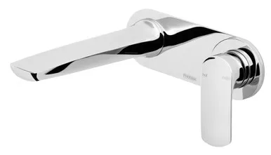 Subi Wall Bath Or Basin Mixer Set With 180mm Spout 5Star | Made From Brass In Chrome Finish By Phoenix