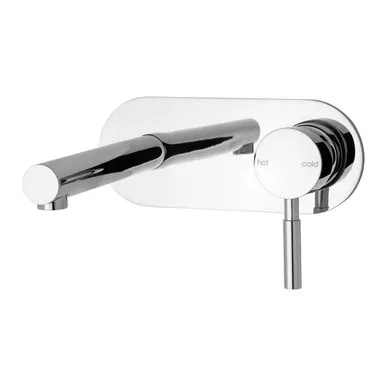 Vivid Wall Bath Mixer Set With 200mm Spout | Made From Brass In Chrome Finish By Phoenix