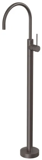 Vivid Slimline Floor Mounted Bath Mixer | Made From Brass In Gunmetal By Phoenix