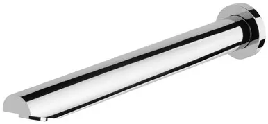Vivid Wall Bath Spout/Outlet Angled 32mm X 300mm | Made From Brass In Chrome Finish By Phoenix
