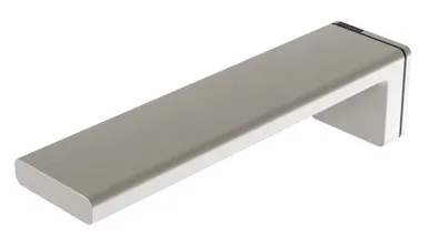 Alia Wall Bath Or Basin Spout/Outlet 200mm 4Star | Made From Brass In Brushed Nickel By Phoenix