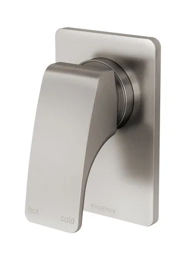 Rush Wall Bath Or Shower Mixer | Made From Brass In Brushed Nickel By Phoenix