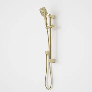 Luna Multifunction Rail Hand Shower Brushed | Made From Brass/Brushed Brass By Caroma