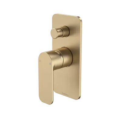 Luna Bath/Shower Mixer With Diverter Brushed | Made From Brass/Brushed Brass By Caroma