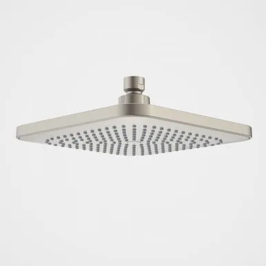 Luna Overhead Shower Head Square 4Star | Made From Brass In Brushed Nickel By Caroma