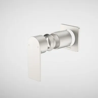 Urbane II Bath/Shower Trim Kit - Square Cover Plate | Made From Brass In Brushed Nickel By Caroma