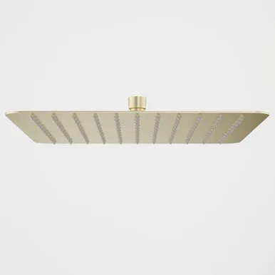 Urbane II Rain Shower 300mm Square Brushed 3Star | Made From Brass/Brushed Brass By Caroma