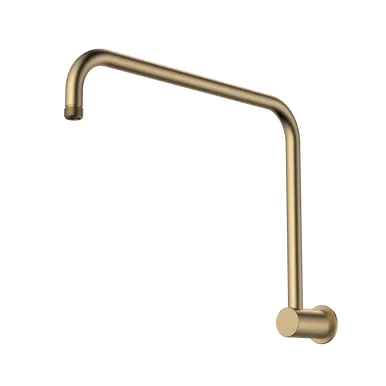 Urbane II Wall Upswept Shower Arm 400mm Brushed | Made From Brass/Brushed Brass By Caroma