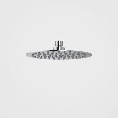 Urbane II Rain Shower Head 200mm Round 4Star | Made From Brass In Chrome Finish By Caroma