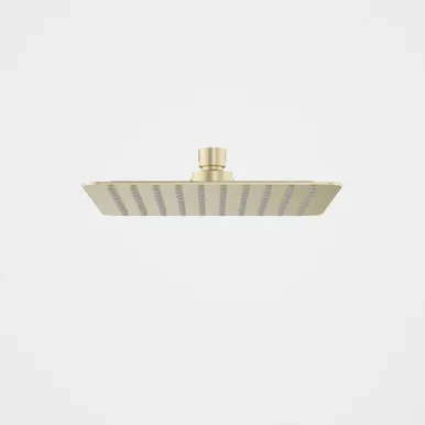Urbane II Rain Shower - 200mm Square - 4 Star - Brushed | Made From Brass/Brushed Brass By Caroma