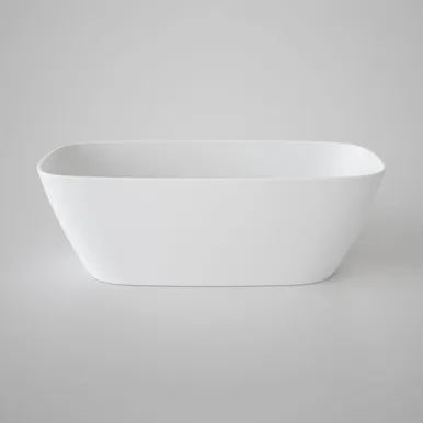 Contura Solid Surface Freestanding Bath 1700mm In White By Caroma