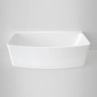 Urbane Freestanding Back-To-Wall Bath 1675mm In White By Caroma