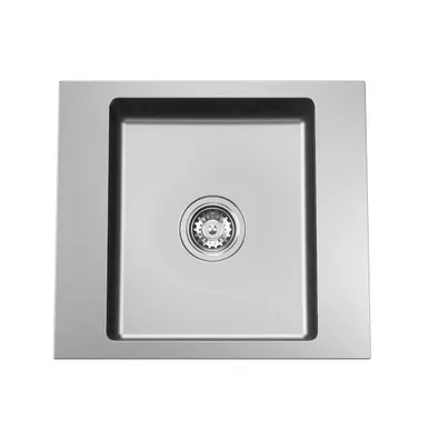Evolution Care Single Reverse Bowl Overmount 3 Tap Holes | Made From Stainless Steel By Caroma