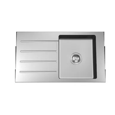 Evolution Care Single End Right Hand Bowl Overmount 1 Tap Hole | Made From Stainless Steel By Caroma