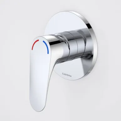 Care Plus Bath/Shower Mixer Standard Handle Hot/Cold | Made From Brass In Chrome Finish By Caroma