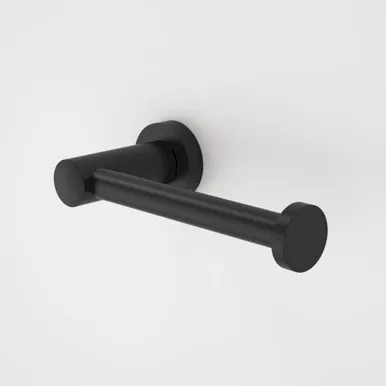 Cosmo Toilet Roll Holder | Made From Metal In Black By Caroma