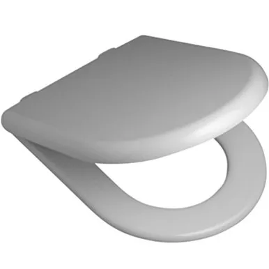 Metro Toilet Seat Wall Hung Pans Soft-Close Hinge In White By Caroma