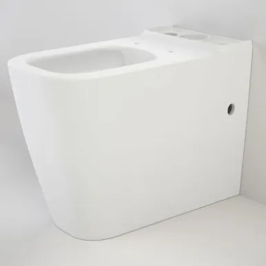 Luna Square Cleanflush Wall Faced Close Coupled Pan In White By Caroma