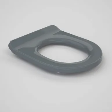 Liano Single Flap Care Seat Anthracite | Made From Stainless Steel In Grey By Caroma
