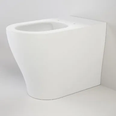 Luna Cleanflush® Back-To-Wall Faced Bottom Inlet Pan In White By Caroma