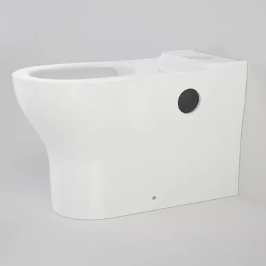 Opal Cleanflush Easy Height Wall Faced Couple Pan With Armrest Holes In White By Caroma