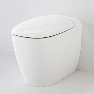 Contura Wall Faced Back Inlet Pan In White By Caroma