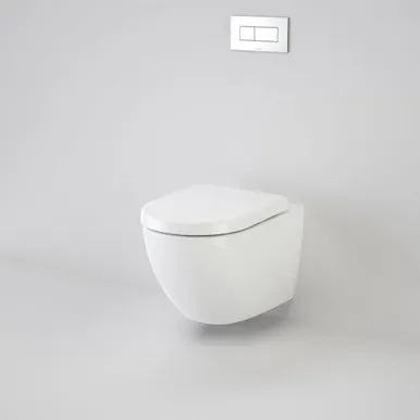 Urbane Wall Hung Pan (Pan Only No Seat) 4Star In White By Caroma
